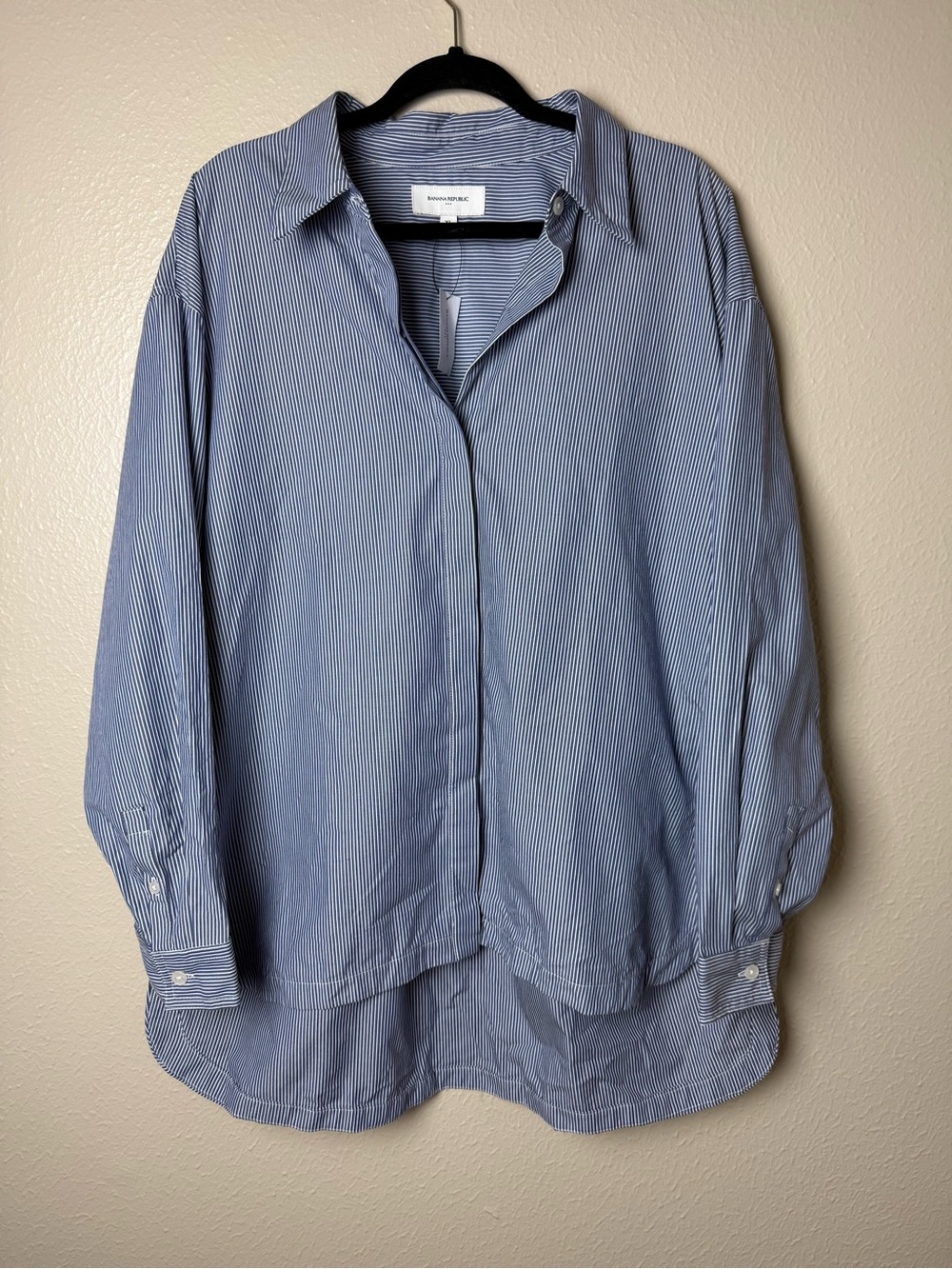 NWT Banana Republic oversized cotton shirt